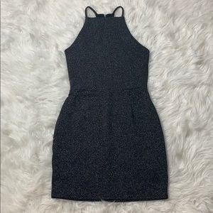 Black sparkly bodycon dress